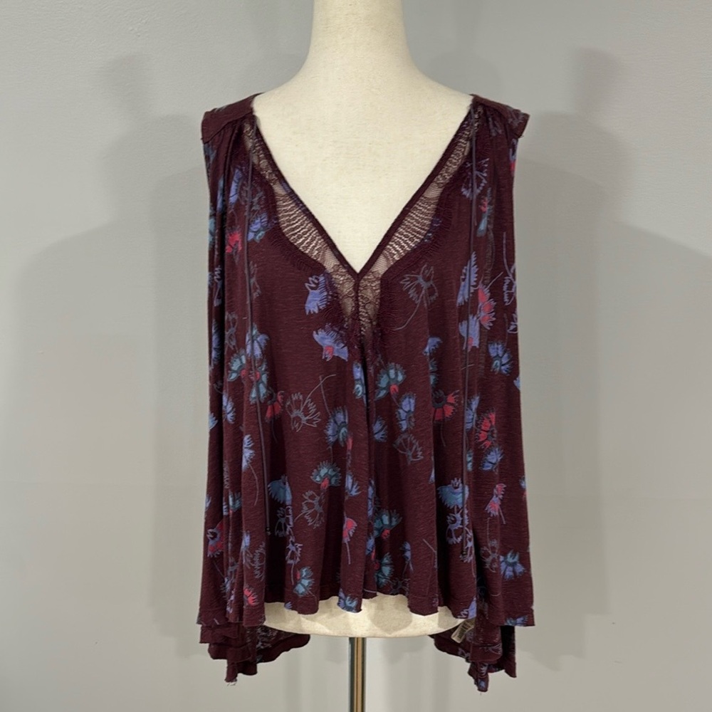 Free People Love Potion Printed Top - Picture 4 of 8